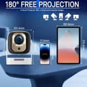 Thumbnail 6 de Mini Projector 4K Portable 16000L 1080P WiFi BT5.4 📽️