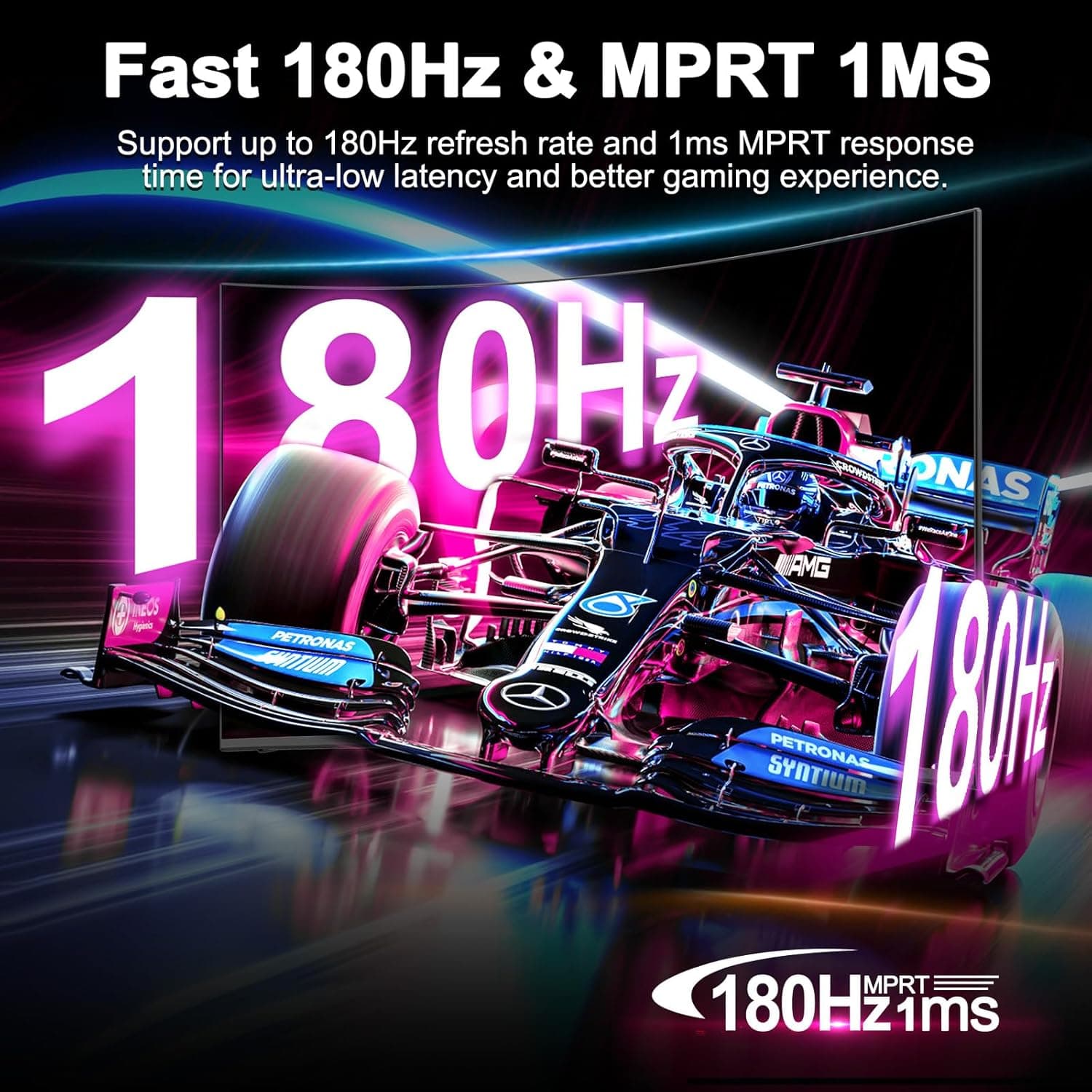 Minifire MFG24C1 24in Curved Gaming Monitor 180Hz 📺