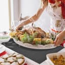 Thumbnail 4 de Miorkly Placemats and Coasters Sets of 6 Weaving Black Leaf ⌚