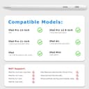 Thumbnail 1 de MMK Stylus Pen for iPad, Tilt Sensitivity 2025 ✏️