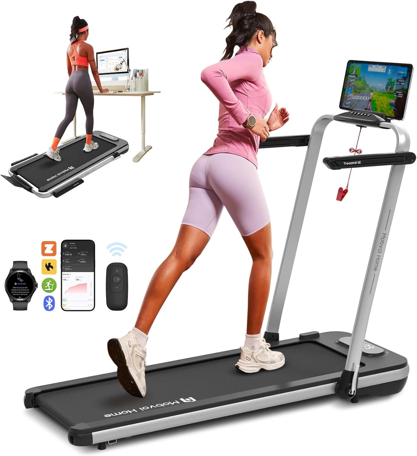 Mobvoi Home Treadmill SE 3 in 1 folding treadmill 12 KMH 🚶♀️