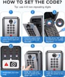 Thumbnail 5 de Mohard Key Safe 12-digit wall-mounted key box 🔐