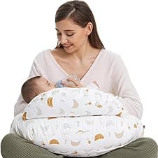 momcozy Nursing Pillow Ergonomic support, removable cover 🌙🍼