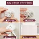 Thumbnail 5 de Momcozy Retractable Baby Gate 33" Tall, 55" Wide ⌚