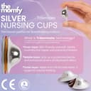 Thumbnail 1 de MOMFY Silver Nursing Cups 1 pair — nipple shields 🩺