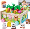 Thumbnail principal de Montessori Wooden Farm Toys 12–18 months 🌳