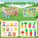 Thumbnail 3 de Montessori Wooden Farm Toys 12–18 months 🌳