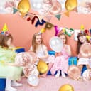 Thumbnail 3 de Morandi Beige Fabric Bunting Banner for Nursery 🎉