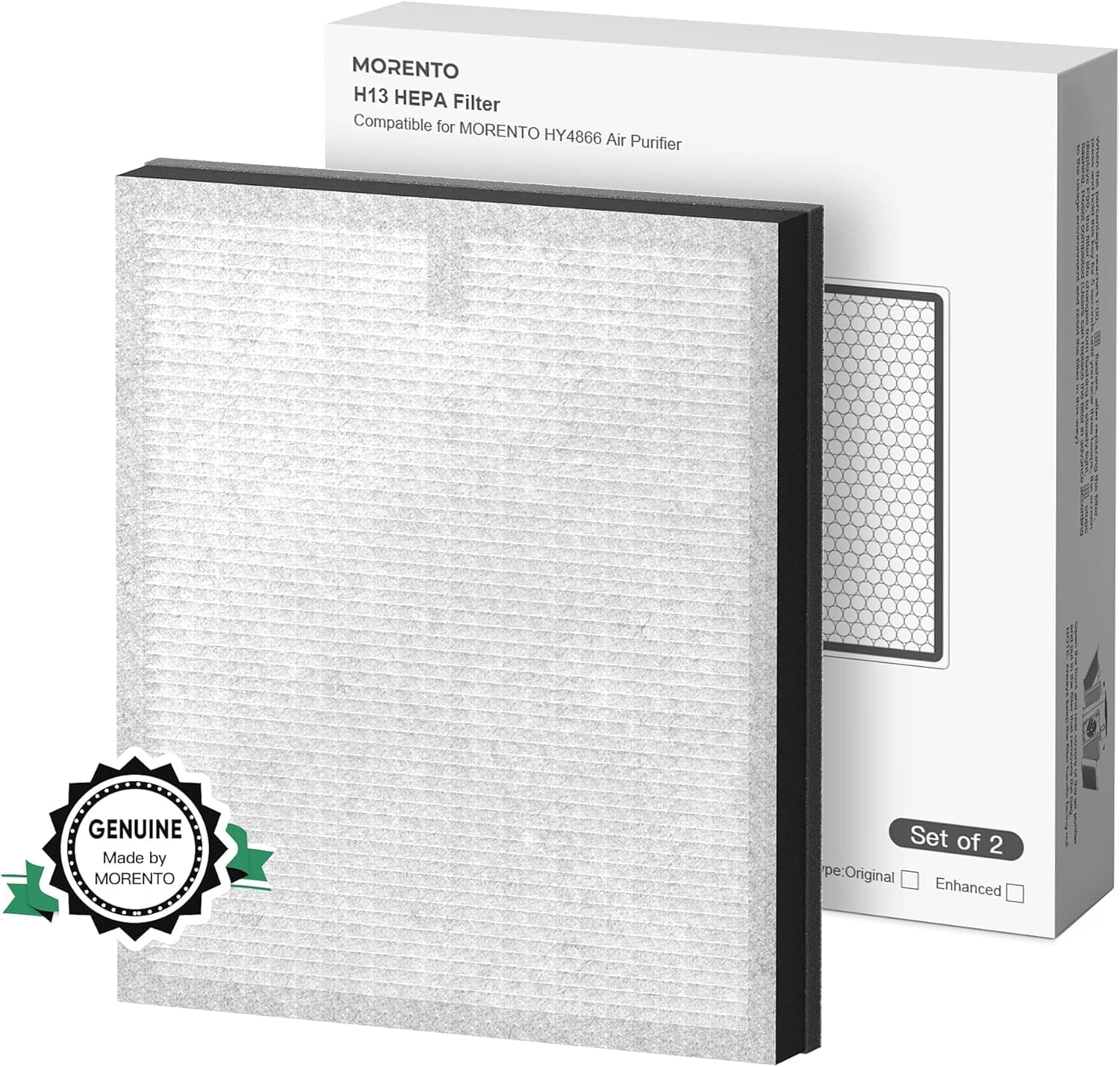 MORENTO HY4866 replacement filter 2-pack 🧰