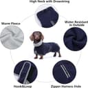 Thumbnail 2 de Morezi Dachshund fleece coat XS 🐶