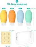 Thumbnail 1 de Morfone 100ml travel bottles pack of 4 🧴