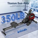 Thumbnail 4 de MOSUNY Ultra-Quiet Magnetic Rowing Machine 350LBS Foldable 🚣♀️