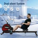 Thumbnail 5 de MOSUNY Ultra-Quiet Magnetic Rowing Machine 350LBS Foldable 🚣♀️