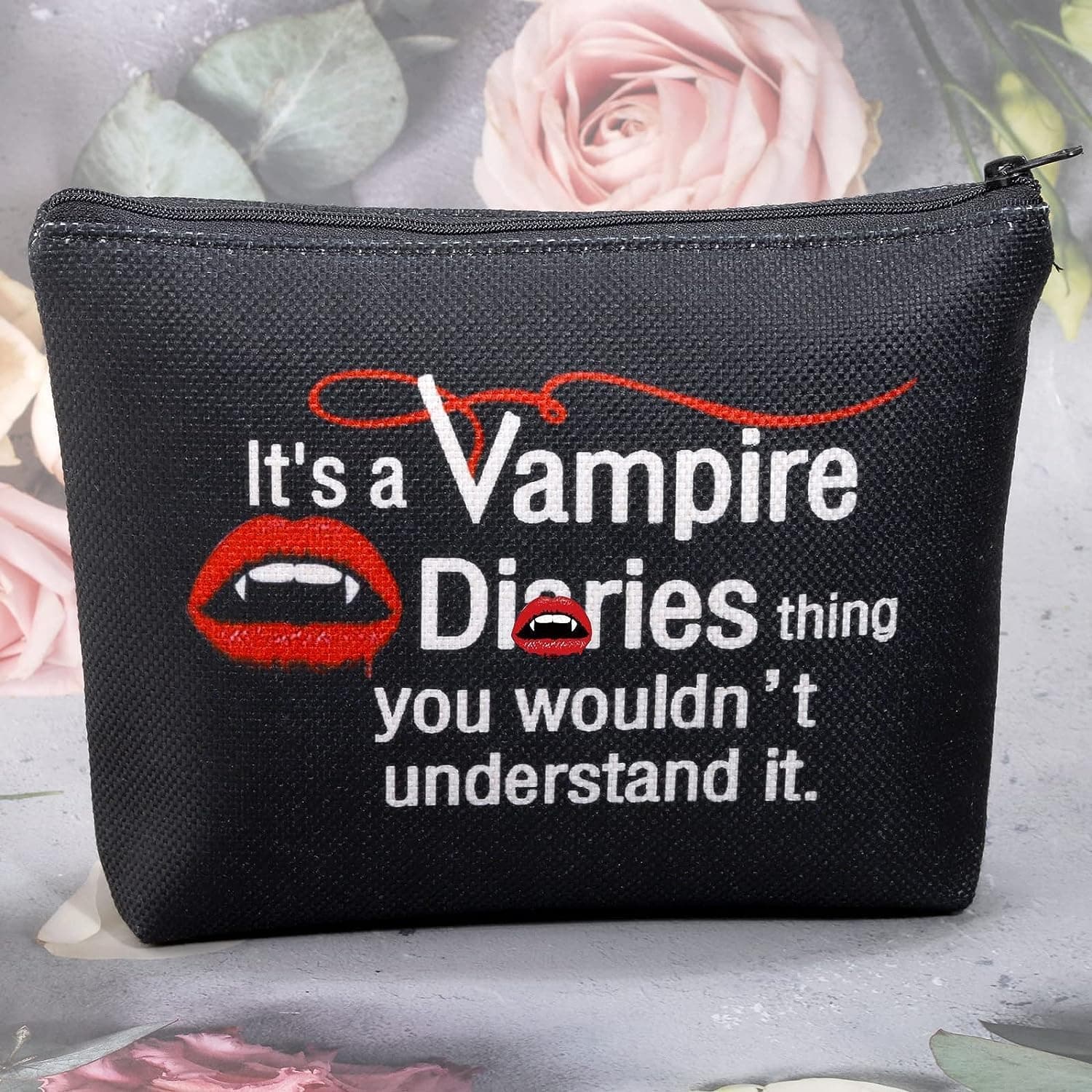 V-mpire Merch Makeup Pouch for Vampire Fans 👜