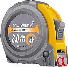 MulWark 8m tape measure Dual-scale, magnetic hook 📏