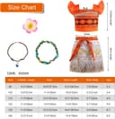 Thumbnail 6 de M Muncaso Moana Costume Dress for Girls 👗