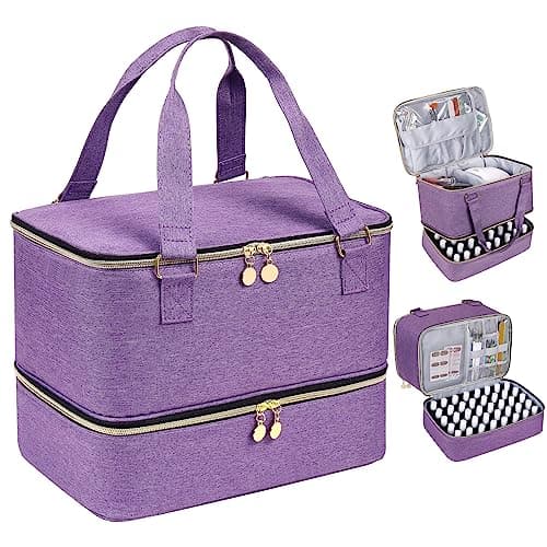 Nail Polish Carrying Case Holds 40 Bottles 💄