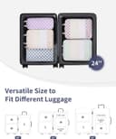 Thumbnail 1 de Narwey 5-set Compression Packing Cubes for Travel 🧳