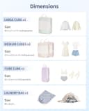 Thumbnail 2 de Narwey 5-set Compression Packing Cubes for Travel 🧳