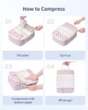 Thumbnail 4 de Narwey 5-set Compression Packing Cubes for Travel 🧳