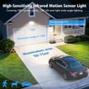 Thumbnail 1 de NATPOW Outdoor Security Light with Motion Sensor 💡