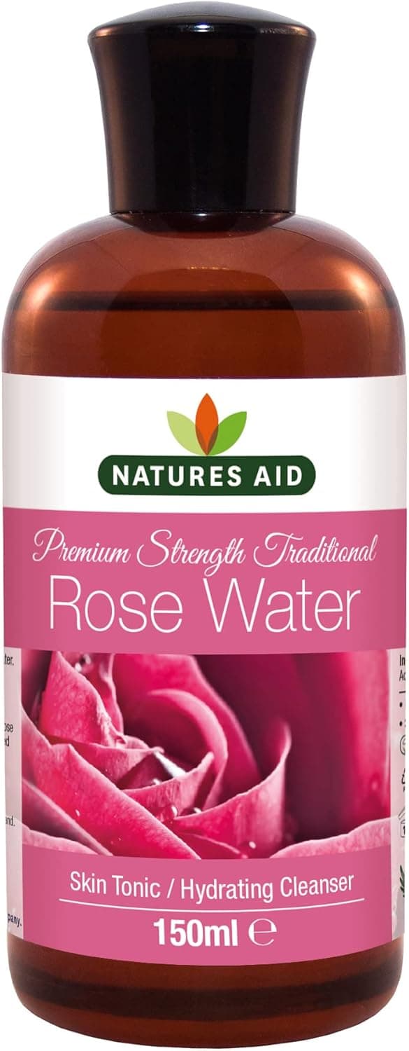 Natures Aid Rose Water 150ml hydrating toner 🌿