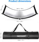 Thumbnail 1 de NEEWER Clamshell Light Reflector 66" x 24" 📷