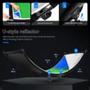 Thumbnail 5 de NEEWER Clamshell Light Reflector 66" x 24" 📷