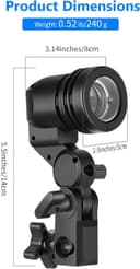 Thumbnail 6 de NEEWER E27 Lamp Holder 2-pack for Light Stands 💡