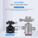 Thumbnail 2 de Neewer Low Profile Ball Head 44mm, 25kg load 📷