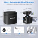 Thumbnail 3 de Neewer Low Profile Ball Head 44mm, 25kg load 📷