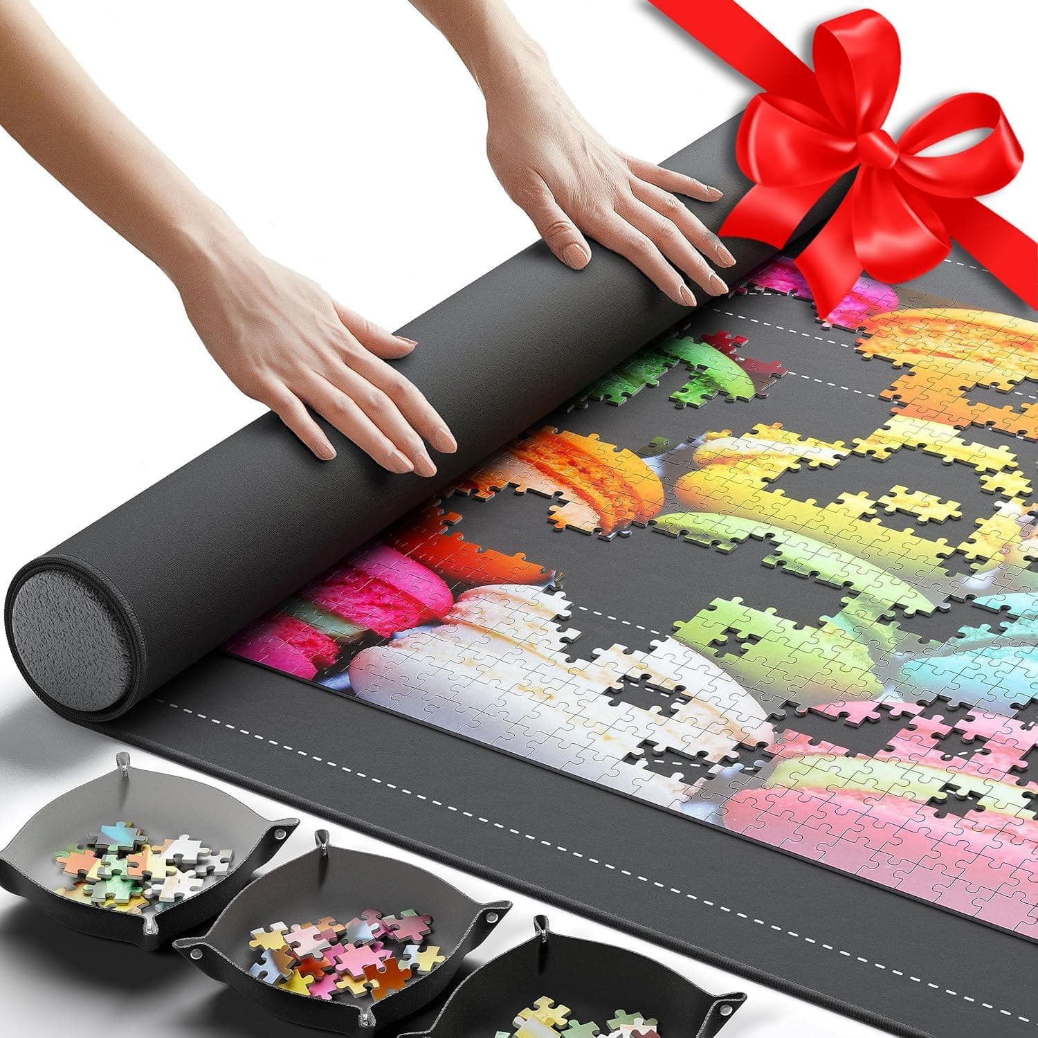 Newverest Jigsaw Puzzle Mat Roll Up 117×66 cm 📦
