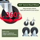 Thumbnail 3 de NiceyCare 2-in-1 Folding Trolley 120 kg Capacity 🛒