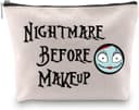 Thumbnail principal de Nightmare Before Makeup Canvas Cosmetic Bag 🎒
