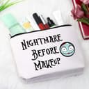 Thumbnail 3 de Nightmare Before Makeup Canvas Cosmetic Bag 🎒