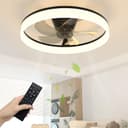 Thumbnail principal de NIORSUN 50cm ceiling fan with light 6-speed remote 📌