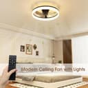 Thumbnail 5 de NIORSUN 50cm ceiling fan with light 6-speed remote 📌