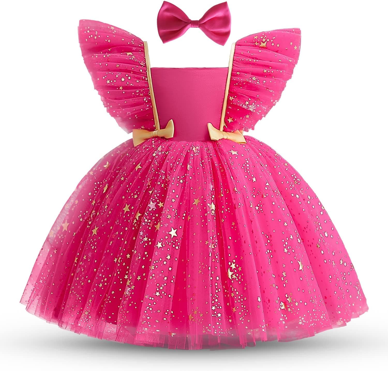 NNJXD Baby Girl Princess Lace Tutu Gown 👗