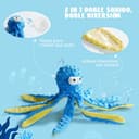 Thumbnail 1 de Nocciola Octopus No Stuffing Squeaky Dog Toy 🐶