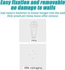 Thumbnail 2 de Non-trace picture hooks 60 pack 🖼️