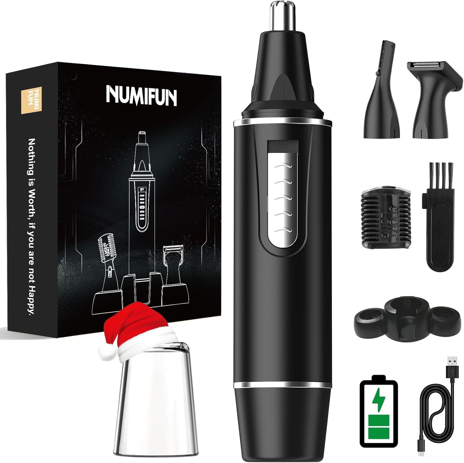 Nose Hair Trimmer Rechargeable 1 IPX7 waterproof ✂️