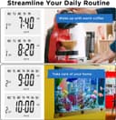 Thumbnail 2 de NOVKIT Digital Security Timer Plug 2-pack, 13A ⏲️