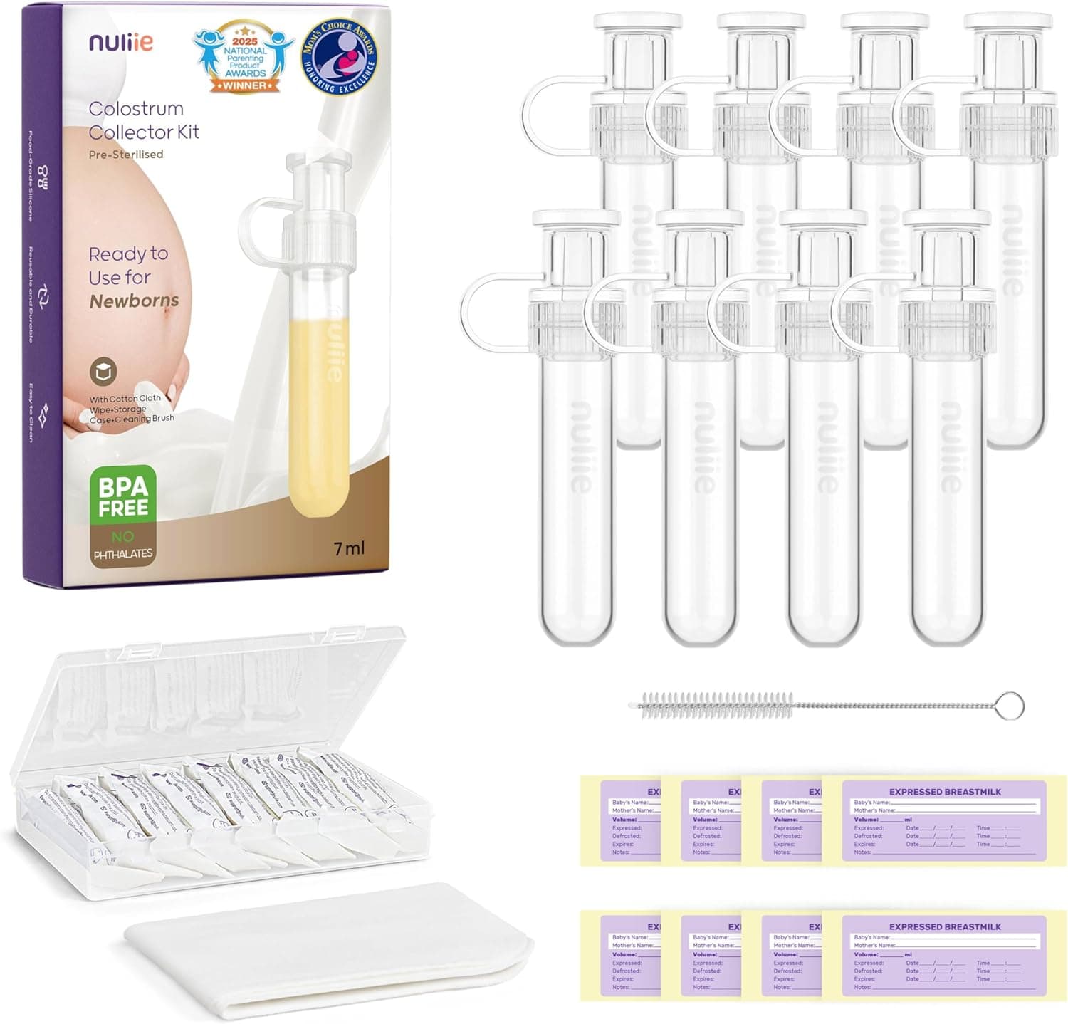 Nuliie Colostrum Collector Kit 7ml, breast pump 🍼