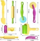 Thumbnail 2 de nuoshen Clay Dough Tool Kit 20-piece set 🍪