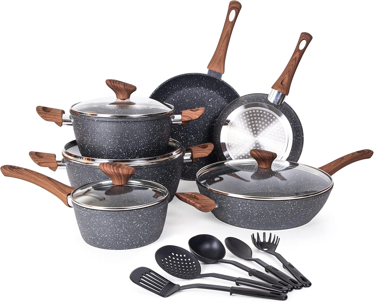 Nuovva 15-piece non-stick cookware set 🍳