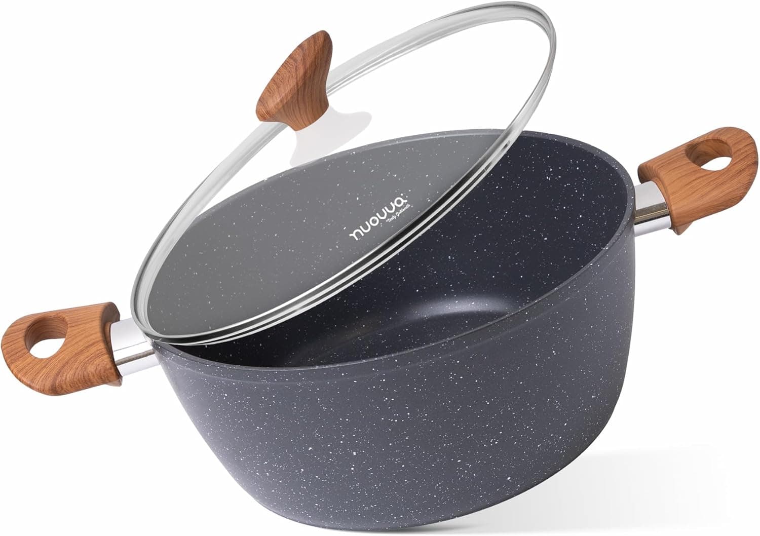 Nuovva 24cm Marble Stock Pot 4.2 quart 🍲