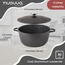 Thumbnail 1 de Nuovva 24cm Non-Stick Casserole Pot 4L 🍲