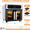 Thumbnail 4 de Nyxi 20L Air Fryer Oven with Dual Glass Doors 🍳