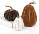 Thumbnail principal de Oairse 3-piece faux sherpa pumpkins for autumn 🎃