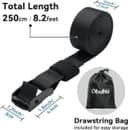 Thumbnail 2 de Ohuhu Tie Down Straps 2.5m, 250kg cargo belts 🚚